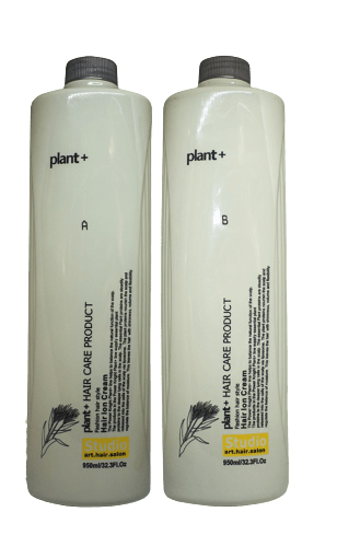 Power Knight Plant+ Hair Treatment Kit  (Rebonding Kit) 950ml×2