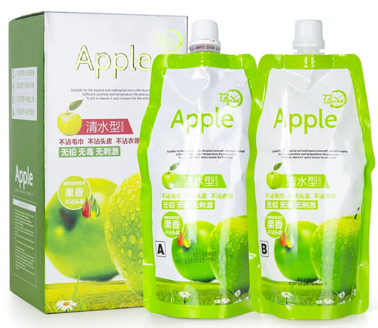 Apple Hair Color 96 Ammonia Free For Man and Woman 500mlx2