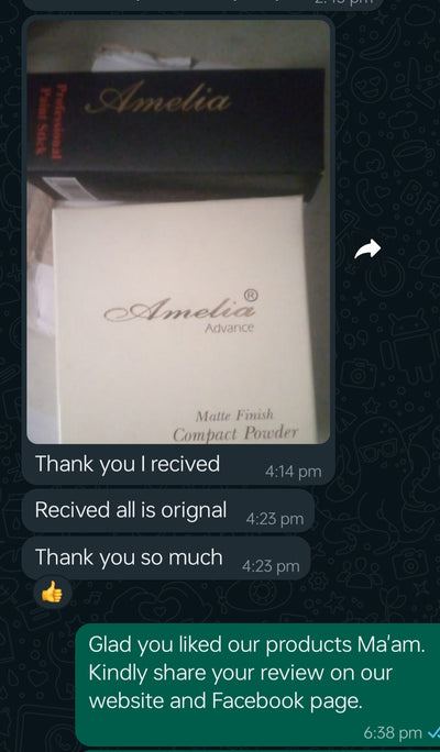 Review image by Amelia Paint Stick and Amelia Advance Compact Powder