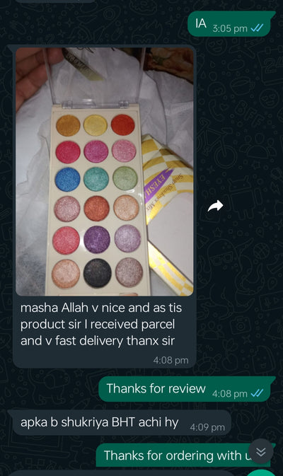 Review image by Amelia 18 color EyeShadow